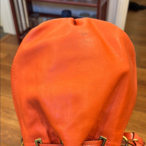 Coach Salmon Leather Bucket Bag - Picture 10 of 14